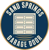 Sand Springs Garage Door badge logo